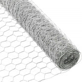 HOSTIC front view of rolled 4ftx150ft fencing showing durable galvanized finish and length benefit
