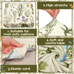 Hosuly size comparison with ruler displaying fit for 20–27 inch cushions