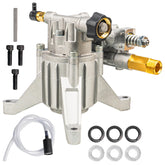 Hourleey front view of vertical pump showing compact body and mounting benefits