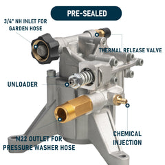 Hourleey close-up of 7/8" shaft for secure fit and reliable power transfer