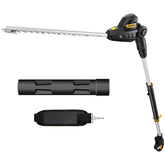 Houselife front view of cordless pole hedge trimmer showing compact profile and compatibility