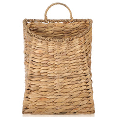Hpmjz front view woven basket adding rustic storage