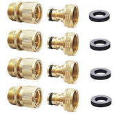 HQMPC front packaging showing four brass quick-connect sets for easy swapping