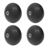 HQPASFY front view of four replacement scalp deck wheels, durable protection