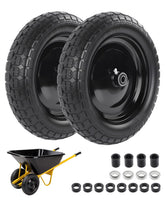 HQPASFY front view of wheel assembly showing complete tire and rim with durability benefit