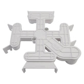 HQPASFY manifold front view showing ports and clean fit benefit