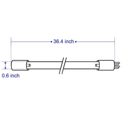 HQUA close-up of 4-pin base highlighting easy, secure electrical connection