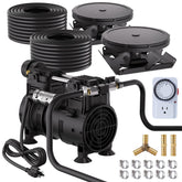 HQUA compressor front view showing solid build and quiet operation benefit