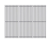 Htanch front view of three grates showing full replacement coverage and durability