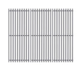 Htanch stainless steel grates front view showing full cooking surface and durable construction