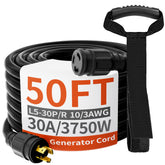 huanchain front view of L5-30 plug and locking socket showing secure connection benefit