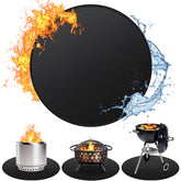 Huchiz front view on deck showing full mat protection and peace of mind