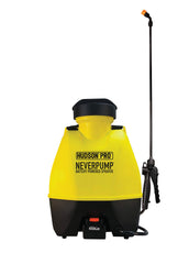 HUDSON front view of Bak-Pak sprayer showing tank and straps benefit portability
