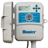 Hunter X2 front panel showing dial and buttons for easy programming