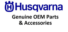 Husqvarna blade close-up of cutting edge and center bore for accurate, balanced fit