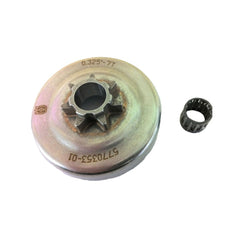 Husqvarna clutch drum front view showing clean machining and reliable fit