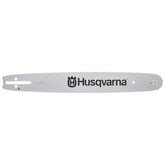 Husqvarna HLN250 front view showing bar and label for easy identification and fit