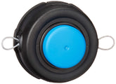 Husqvarna T35 front assembly showing quick-release cap and easy install benefits