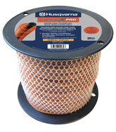 Husqvarna front view of titanium xpro 840ft spool showing label and part number