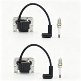 Hutdkte front view of ignition coil two-pack showing ready-to-install convenience