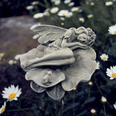 hvfun angel front view shows serene design and durable resin benefit