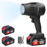HWLANTU front profile blower showing compact design and quick cleanup benefit