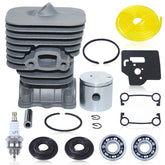 Hyceker front view of cylinder piston kit showing parts for easy verification and correct fit