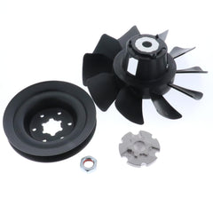 Hydro-Gear 72124 front assembly close-up showing OEM fit and reliable cooling