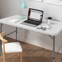 HYMnature HDPE tabletop close-up showing waterproof, scratch-resistant surface
