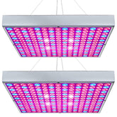 Hytekgro front panel showing 225 LEDs and balanced spectrum for healthy growth