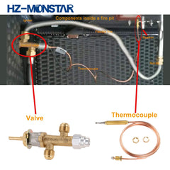 HZ-MONSTAR black bakelite knob with D-insert for precise user control