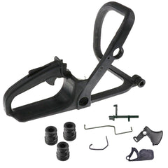 HZACHYX front handle assembly showing mounting points and improved grip