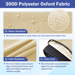 IASEAHK foam cross-section highlighting dense support and comfort benefit