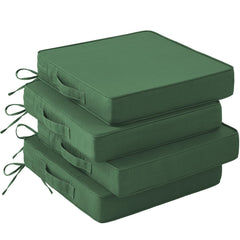 IASEAHK front view of forest green cushions showing neat fit and color