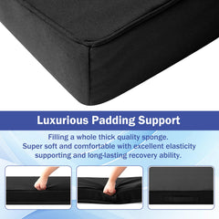IASEAHK hidden zipper and carry handle detail for easy removal and transport