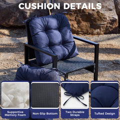 IASEAHK side profile showing 4 inch thickness and supportive foam comfort