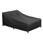 iBirdie front view of double chaise cover showing full protection and fit