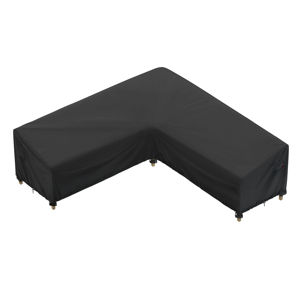 iBirdie front view showing full L-shaped cover protecting sectional