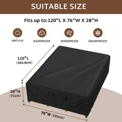iBirdie close-up of heat-sealed seam showing waterproof protection benefit