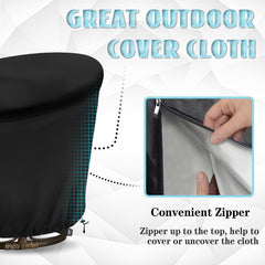 Iceberg Elf drawstring and buckle securing hem to prevent wind lift