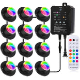 iCreating pond lights front packaging showing full kit and benefits