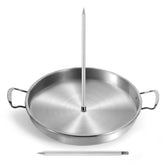 IDAKOS front view of vertical skewer stand showing stable setup and capacity