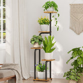 iDavosic.ly front view of tall plant stand showing compact footprint and height