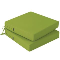 idee-home front view of two cushions showing neat fit and added comfort