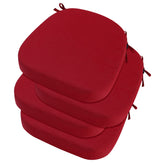 idee-home front view of four D-shaped cushions showing fit and color