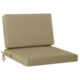 idee-home front view of cushion pair showing neat outdoor finish and comfort
