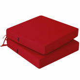 idee-home front view of cushion pair showing neat finish and color, enhances patio comfort
