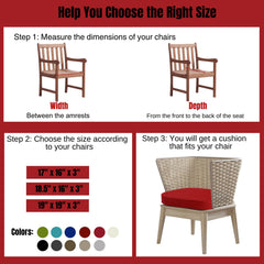 idee-home cushion on dining chair showing comfortable seat upgrade