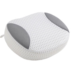 Idle Hippo front view of booster seat showing ergonomic shape and elevated comfort