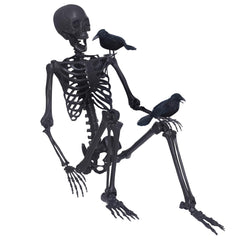 IDMOP skeleton front view showing full height and spooky presence